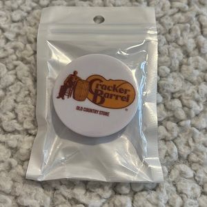 Vintage Logo: Cracker Barrel Old Country Store Phone Grip 🟠🟤